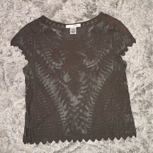 Say What? Olive Green Lace Blouse